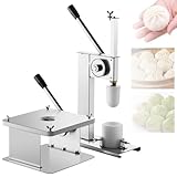 CUTANGELAR Machine À Fabriquer Des Petits Pains Pour La Maison, Machine Professionnelle De Formage De Baozi Avec Conception À 9 Plis, Avec 3 Moules Interchangeables, 500 Petits Pains/Heure(M)
