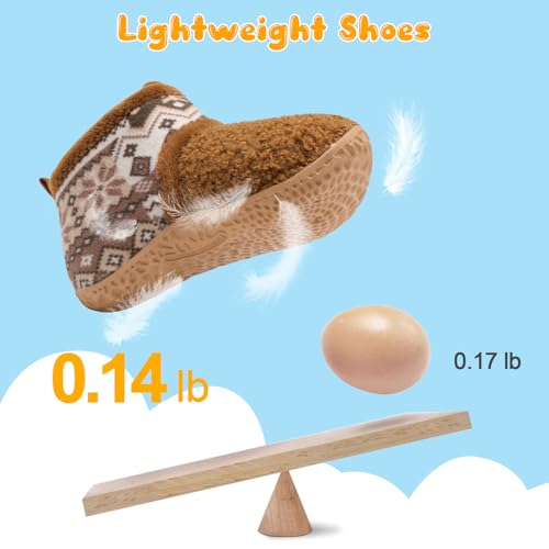 FEETCITY Baby Booties Girls Boys Infant Slippers First Walkers Shoes Warm Socks Newborn Crib Shoes4