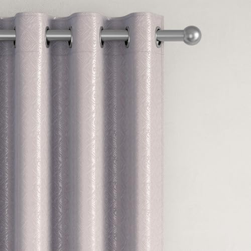 Image of Wakefit Jacquard Room Darkening Curtain | Light Blocking Upto 70% | (9 x 3.9 ft) | Door Curtain | Set of 2 | Reduces Noise | Machine Washable | Smash |Diamond Sage Grey
