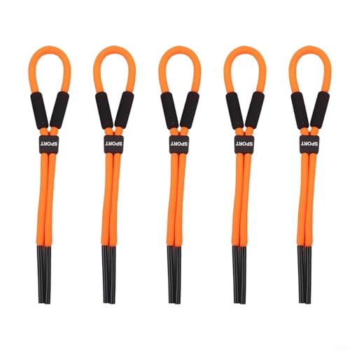 Trayneel Lot de 5 sangles flottantes réglables en polyester pour lunettes de soleil pour la pêche, le cyclisme, le ski, les sports nautiques - Ajustement confortable - Porte-lunettes coloré