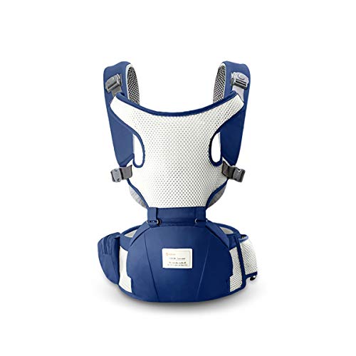 SONARIN 3 in 1 ademende heupstoel babydrager, winddicht & zonwering kap, multifunctioneel, ergonomisch, vrije maat…