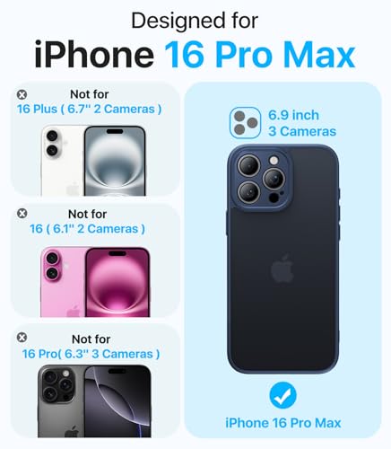 Coque antichoc iPhone 16 Pro Max fine et douce pour éviter les rayures de camera