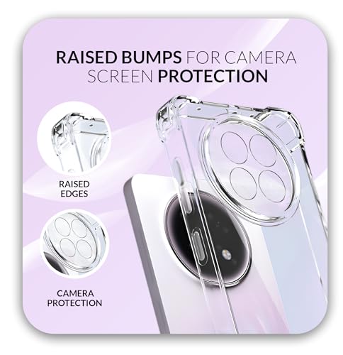 Image of ShieldTech Back Cover Case + Screen Protector for Oppo F31 Pro Plus 5G | Transparent Mobile Phone Back Case Cover for Oppo F 31 Pro Plus / F31 Pro Plus 5G | TPU Transparent Back Cover Case