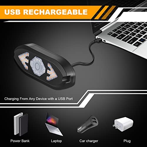 Ebuyfire Smart Bike Tail Light With Turn Signals,Remote Bicycle Taillights, Waterproof Usb Rechargeable Bike Blinkers With Bike Horn Fits On Any Road Bicycle #TOP2