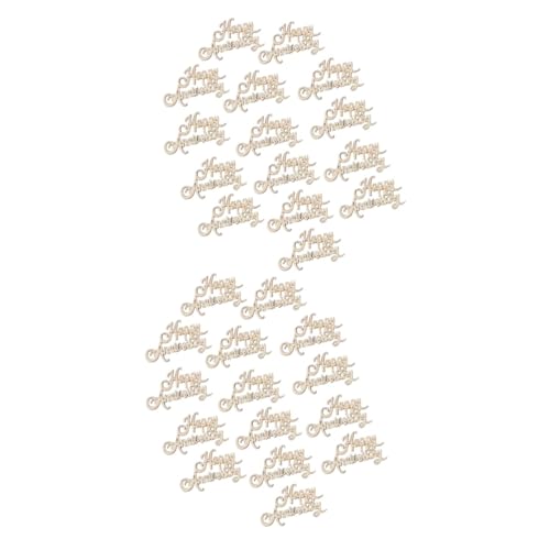 SEWOART 30 peças lascas de madeira confetes de mesa de casamento home decoração casa ornamentos casa rodelas de madeira fatias de madeira de aniversário ornamentos de festa de madeira bambu