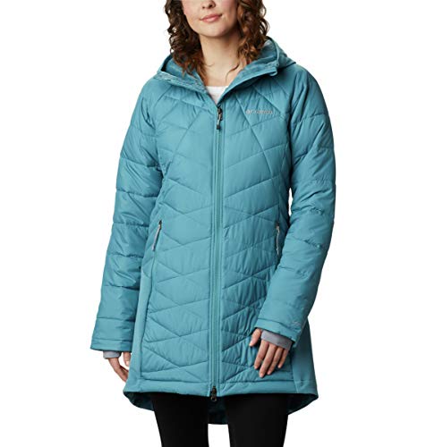 Columbia Women's Heavenly Long Hybrid Jacket, Canyon Blue, Medium