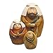 Roman Holy Family Three Kings and Shepherd Christmas Nativity Nesting Dolls Set of 9