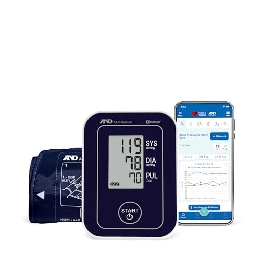 A&D Medical UA-651BLE Bluetooth Blood Pressure Monitor, Cuff 8.6-16.5”