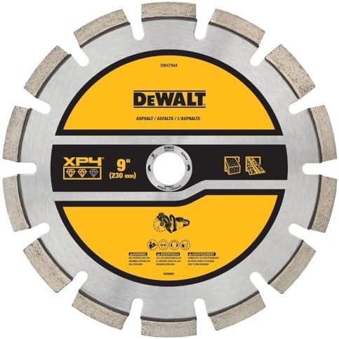 9" Fire Rescue Diamond Demolition Blade - For Battery Saws, Cuts Metal, Concrete, Plastic