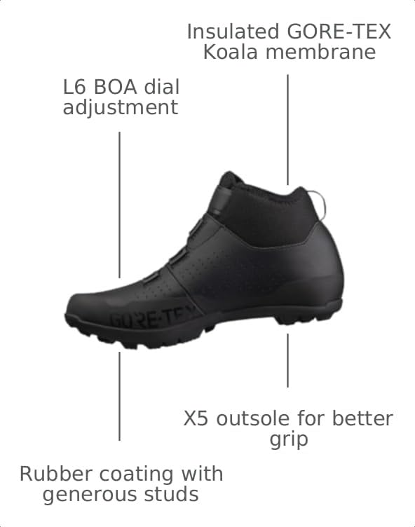 Image of Fizik Unisex-Adult MTB Winter Shoes Terra Artica X5 GTX Gore-Tex