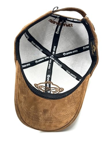 Image of Pure Leather Cap for Mens and Womens Adjustable Cap Cap Pure Suede Leather Cap