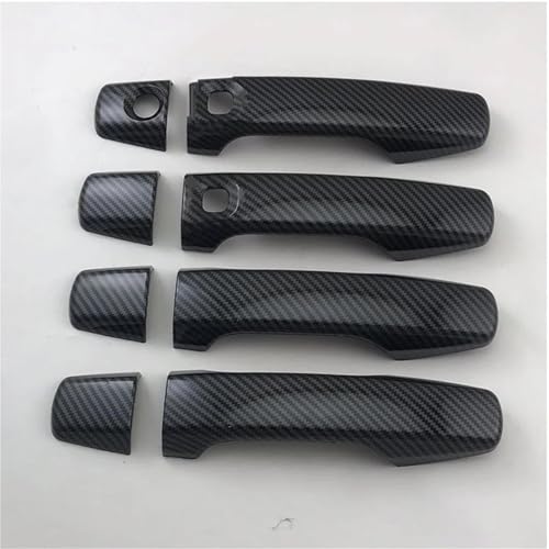 Accessoires auto FJ200 cache poignée noir carbone style outdoor chic