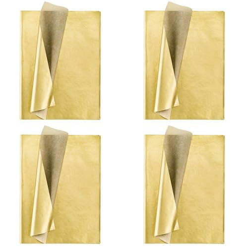 Papier de soie doré métallique résistant pour vos cadeaux