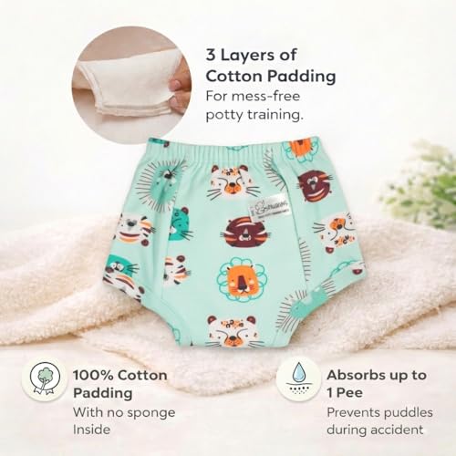 Image of SNUGKINS - Snug Potty Training Pull-up Pants for Babies /Toddlers /Kids. Reusable Potty Training Padded Underwear