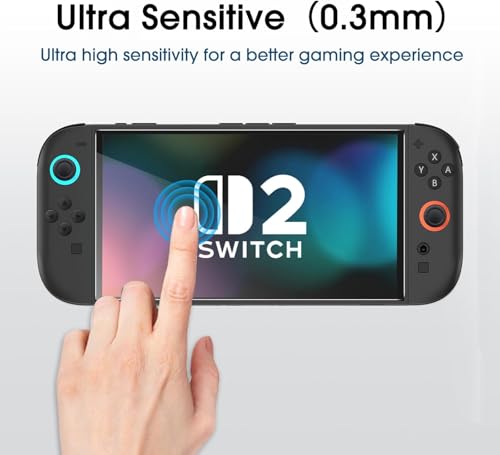 Image of VERTUS Tempered Glass Screen Protector for Nintendo Switch 2 (2025) (7.9 inch inch) - Full Screen Coverage & Easy Installation Kit