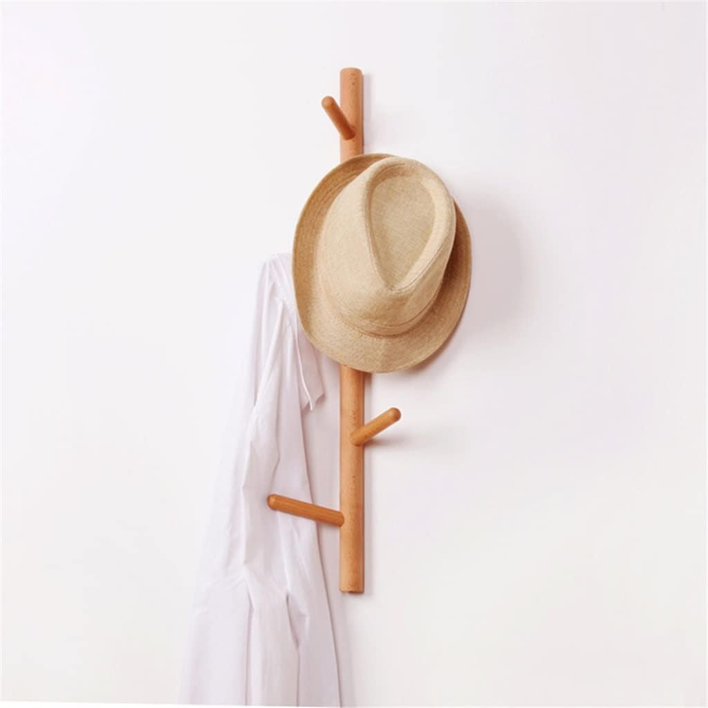 JSEIAJB Handcraft Natural Wood Tree Branch Hook Handmade Coat Hanger Beech Hat Key Hook Wall Mounted Clothes Rack