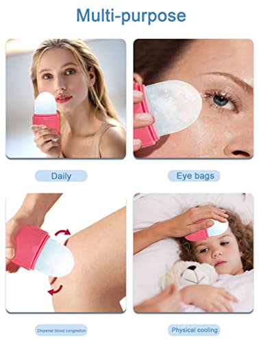 Ice Roller For Face And Eye,Facial Ice Roller Mold Beauty Tools,Deepen Contours Repairs Skin Facial Beauty Face Icing Tool Shrink Pore Facial Ice Sphere For Brighten Skin #TOP5