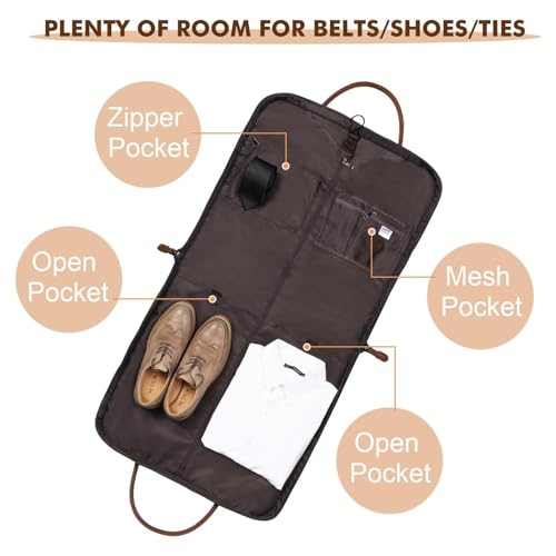 Suit Storage Bag Suit Garment Bag with Shoulder Strap Suit Bag Hanging Garment Bags for Travel, Business3