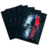 60 PCS Mylar Bags 3 x 4inch Resealable Mylar Food Storage Bags Thicken Mylar Foil Ziplock Bags for...