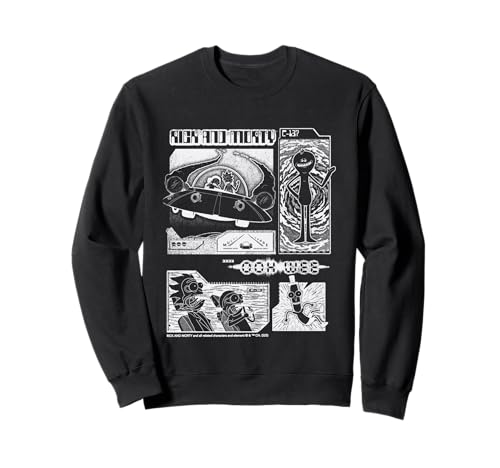 Image of Rick And Morty Merch Rick And Morty Scene Schwifty Sweatshirt
