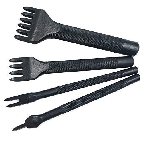 Citian - Juego de herramientas para manualidades (3 unidades, 0.236in, 124 de 0.236in, puntas, con punzones, cincel de acero