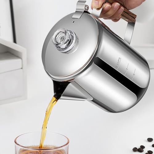 Cafetière en acier inoxydable style US pour camping et extérieur - 8