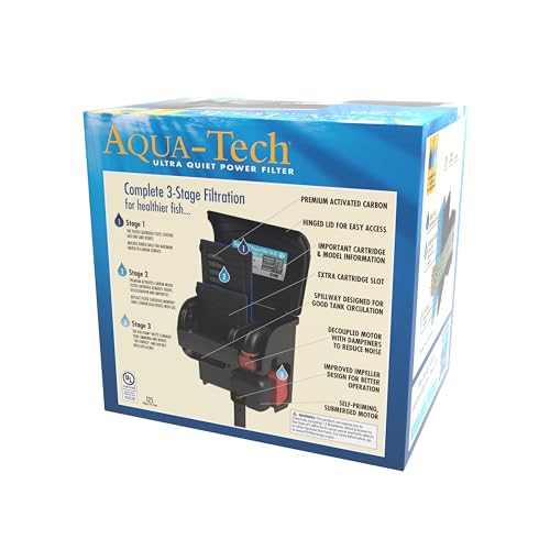 Image of Aqua-Tech Ultra Quiet Power Filter, For Aquariums 10-20 Gallons