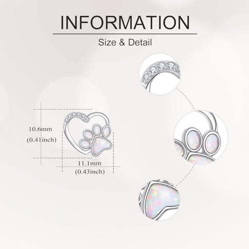 Sterling Silver 925 Animal Stud Earrings Cute Animal Jewelry Gift For Women Lover Christmas Gifts4