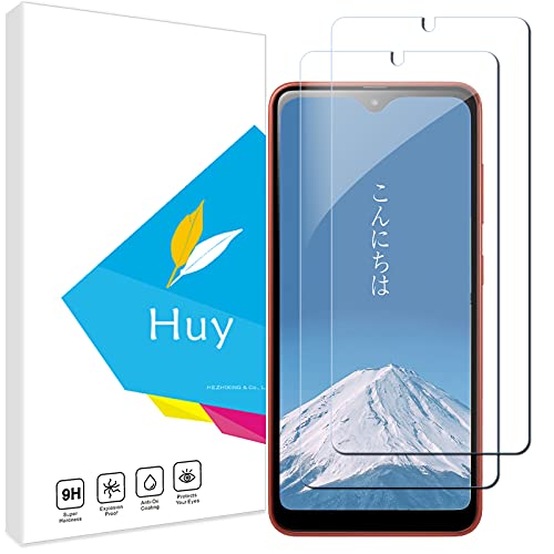 Huy for Galaxy A21 Galaxy A20 ガラスフイルム galaxy a21 フイルム【2枚セッ】 日本旭硝子製 SC-42A 強化ガラス 液晶 保護フィルム 貼り付け簡単 硬度9H 防指紋 透過率98.5%