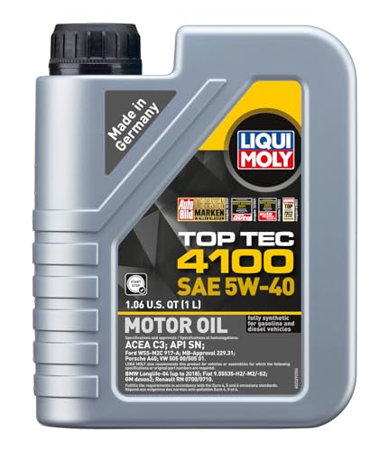 Liqui Moly 2329 5W40 Top Tec 4100 Motor Oil, 1 L, Compatible with Car