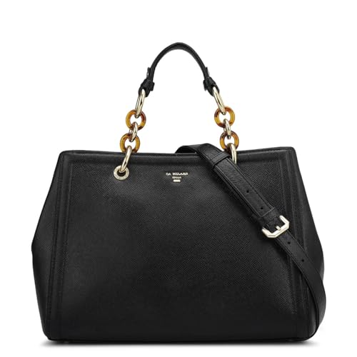 Image of Da Milano Leather Satchel for Women (2295A)