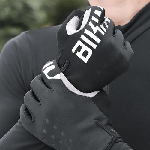 Guantes de ciclismo de invierno guantes para correr reflectantes completos 3