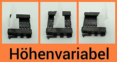 10 x Sockel Halterung 13 mm Befestigung Klammer Clip Sockelhalter Feder Leiste Express Küche