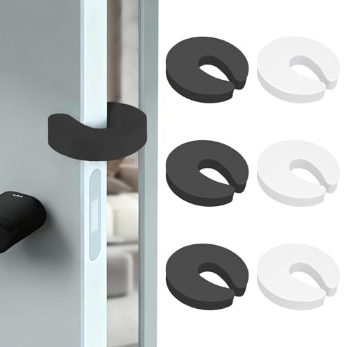 6 Pièces Amortisseur Bloque Porte,Cale Anti Pince Doigt pour Fenetre Sécurité,Stop-Porte Mousse,pour le tiroir portes d'armoire,Réduire les...