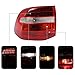 SHZULUSE LED Tail Lights for Porsche Cayenne 2007-2010, Red Clear Lens Black Housing Tail Light Assembly, Direct Replacement, Easy Plug and Play Installation (Left Driver Side)