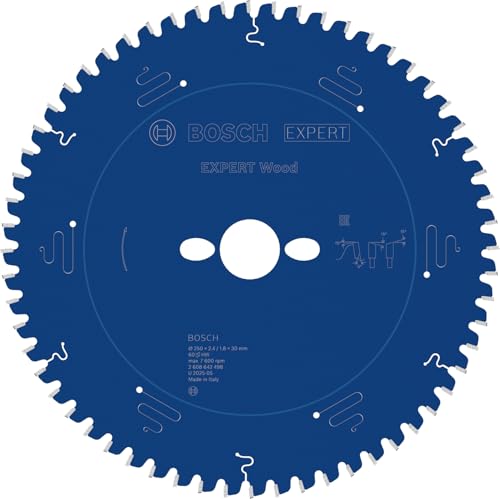 Bosch Professional Kreissägeblatt (für Holz, AußenØ: 250 mm, Bohrung: 30 mm, Zubehör für Kapp- und Gehrungssägen)