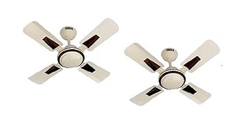 STARDOM DEE CEE Series HI-Speed 600MM 4 Blade Anti DUST Ceiling Fan Pack of Two-Ivory