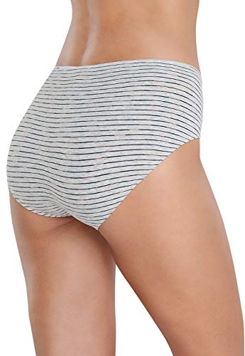 Altheanray Womens Underwear Seamless Cotton Briefs Panties For Women 6 Pack(3028S,Line 2) #TOP3