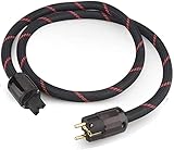 naim audio netzkabel ②　Das Stromkabel hat einen OFC-Leiter und eine reine Kupferabschirmung, macht den Strom und die Spannung der Geräte stabiler, sicherer und reduziert die Stromdämpfung.