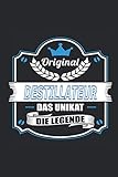  Original Destillateur Das Unikat Die Legende: Notizbuch, Geschenk Buch mit 110 linierten Seiten