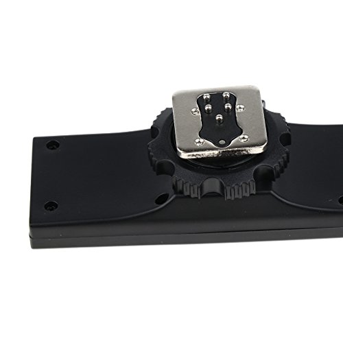 Divisor duplo Hot Shoe Flash Speedlite suporte de luz para câmeras Canon DSLR