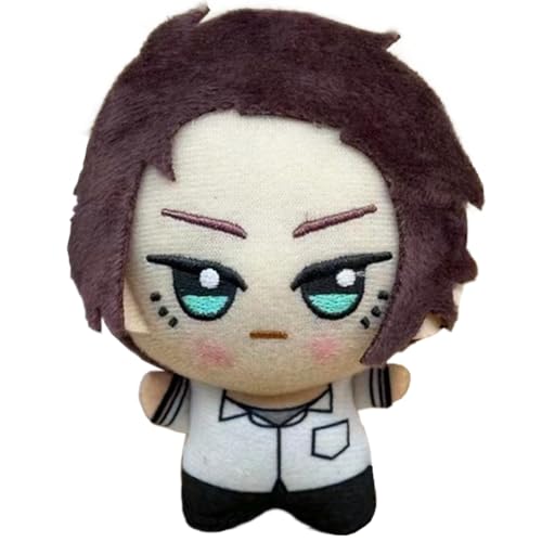 Zhongkaihua BLUE LOCK Itoshi Sae Peluche 11CM Almohada de Peluche Anime Cojín de Algodón PP Suave Relleno Peludo Bolsa de Coche Decoración del Hogar Colgante