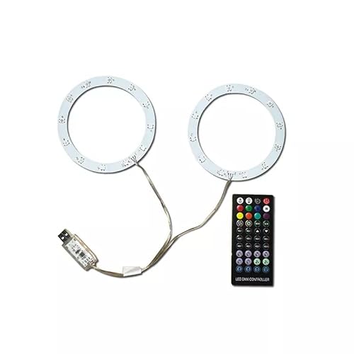 Fucopales Rgb Led Light Strip For Ps5 Console With 8 Colors 400+ Modes, Music Sync Color Changing Led Light Strips For Playstation 5 With Ir Remote, App Controller And Usb Powered #TOP1