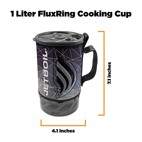 Jetboil Flash Camping And Backpacking Stove Cooking System, Fractile #TOP2