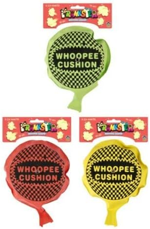 KIDZ GIFTS WHOLESALE Self Inflating Whoopee Cushions - Joke Gift - Fun Whoopee for Kids and Adults - 100% Non-Toxic Toys (1 whoopee cushion)