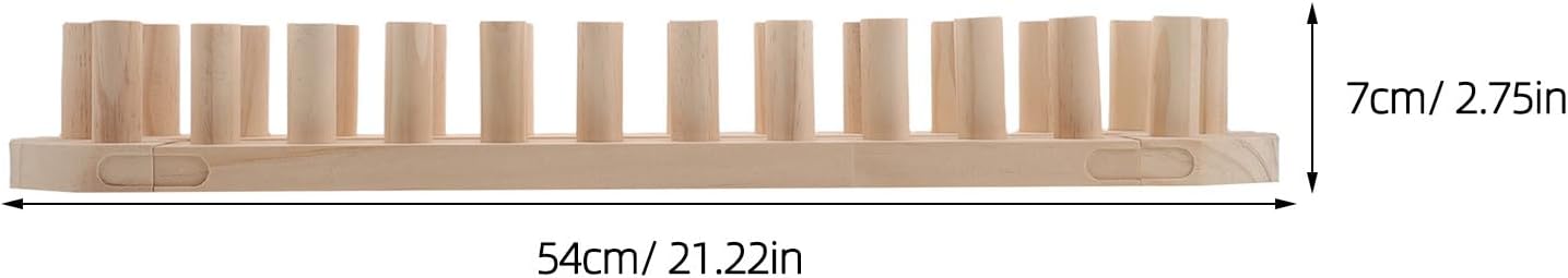 Holibanna Blanket Weaving Tool: Wood Knitting Board - Hand Knitting Loom Frame - Bed Throw Loom for DIY Chunky Blanket or Scarf Making 21.26 x 4.92 x 2.76 in