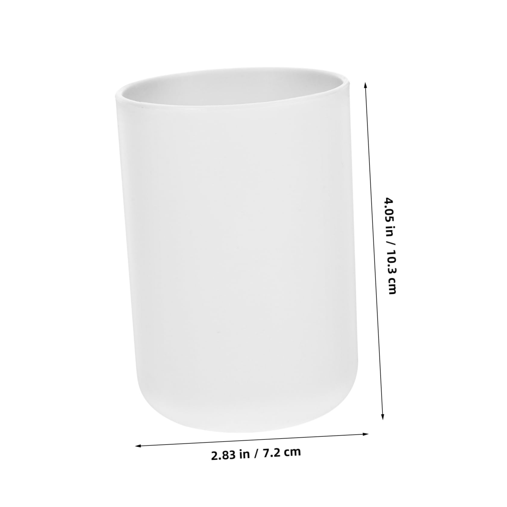 Alipis 2pcs Bathroom Tumbler Reusable Mouthwash Cup and Brush Container Plastic Tumblers for Everyday Use Lightweight and Versatile for Home and Outdoor Activities