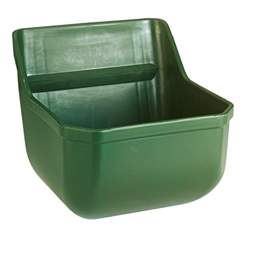 Kerbl 32460 Kraftfuttertrog-Fohlentrog ohne Metallstäbe, grün