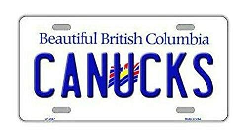 Biopracess Metalpostera2518 New Sign Vancouver Canucks Hockey Team 6X12 Inches License Plate Sign