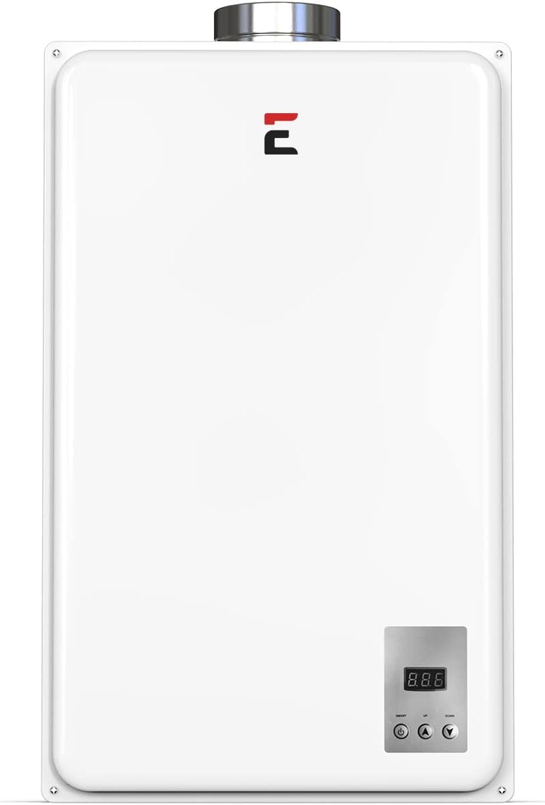 45HI-LP Indoor 6.8 GPM Liquid Propane Tankless Water Heater,White